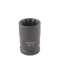 DOUILLE 10 PANS 1/2" 20mm