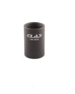 18,5mm l,38mm 1/2" hylsa med omvänd gänga