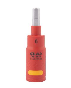 Isolierter Steckschlüssel 1/4" H6