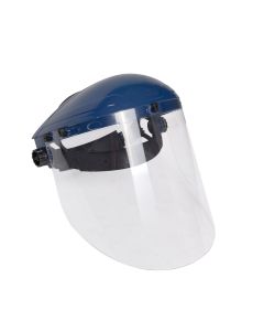 Facial protection screen for electrical arcs