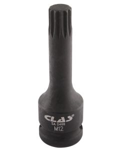 XZN M12 L.78mm 1/2" slagskruvmejsel tips