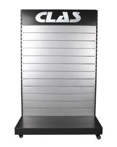 EXPOSITOR DE DOBLE CARA CON RUEDAS