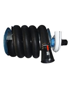 GASSAUGUNG AUF PL-WICKEL 8m Ø150mm