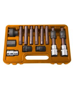 Dismantling kit for disengageable alternator pulleys (13pcs)