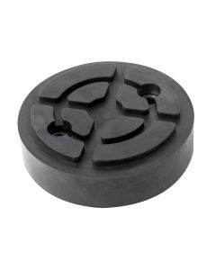 Rund gummidyna med 2 metallbrickor Ø120x32mm