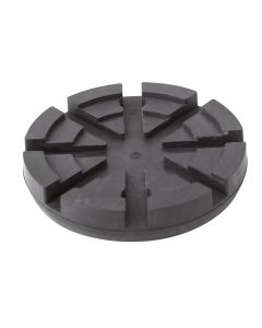 Rund gummipad med metallplatt Ø125x24mm