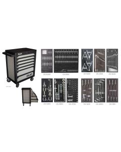 7-DRAWER ROLLER CABINET + 388 TOOLS