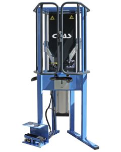 Pneumatic spring compressor 1.2T with articulated jaws