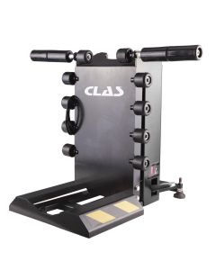Semi-automatic wheel lifter for tire changers