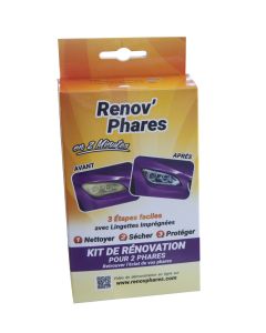 RENOVERINGSSATS FÖR 2 STRÅLKASTARE