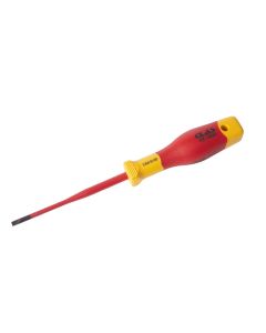 Flat insulated screwdriver 4.0x100