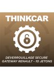 Secure gateway unlocking Renault 10 tokens