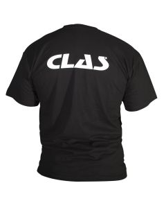 150g black tee-shirt with heart and back flocking size M