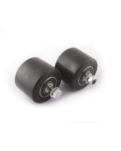 PAIR OF FIXED WHEELS Ø78x60mm