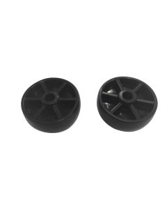 PAIR OF FIXED WHEELS Ø75x25mm