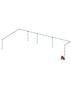 Kit réseau alu Ø20mm L.30m 4 descentes
