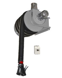 GAS SUCTION ON REEL 15m Ø100mm 240V