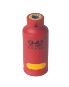 ISO-SCHLÜSSEL 1/4" 4mm