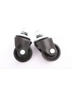 PAIR OF PIVOTING WHEELS Ø60x30mm