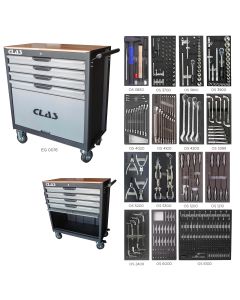 4-drawer tool cabinet + 435 tools