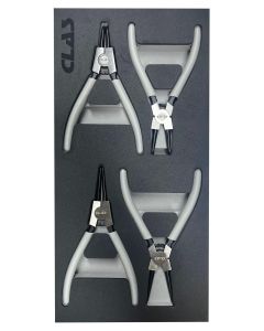 Insert pinces circlips 178mm interieur-exterieur (4pcs)