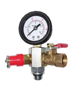 Pressure gauge/pneumatic feeder
