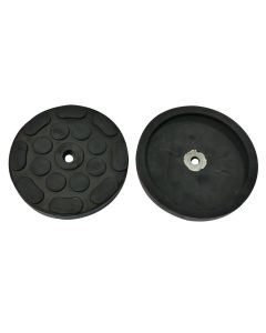 Reinforced round rubber pad (1 metallic washer) Ø120x4mm