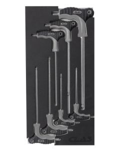 Hexagonal t-key insert 3-10mm (7 st)