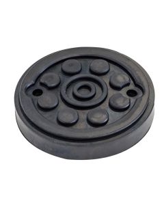 Reinforced round rubber pad (metallic plate) Ø120x22mm
