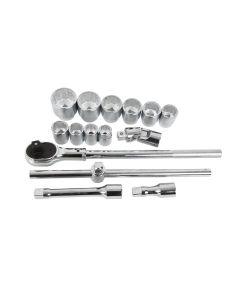 Coffret cliquet + 10 douilles 12 pans 3/4" 22-50mm