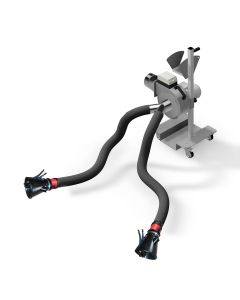 DOUBLE GAS MOBILE VACUUM CLEANER 2x1.25m Ø75mm 400V