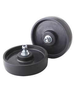 Pair of fixed wheels Ø195x50mm