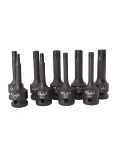 Sockelbultar ribe 1/2" 78mm m5-m14 (9 st.)