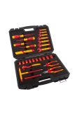 Kit herramientas aisladas 1000V vehículos híbridos/eléctricos (27PZS)