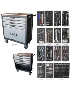 4-DRAWER ROLLER CABINET + 435 TOOLS