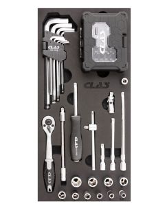 Inserto trinquetes 1/4" (59 pzs)