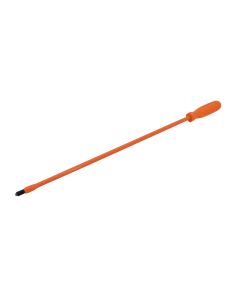 Insulated handle with flexible rod and magnetic tip