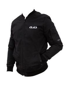 Chaqueta teddy elástica negra (XL)