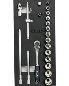 RATCHET INSERT 3/8" 90 TEETH (21PCS)