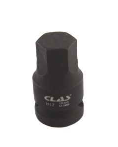 1/2" d. hexagonal impact hub socket nut VAG bit 17mm L.43mm