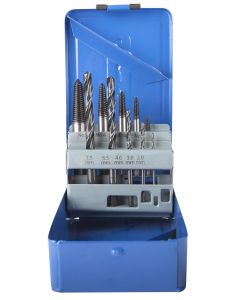 Screw extractor set+HSS drills Ø2-Ø7.5mm