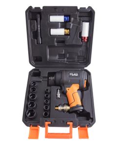 1/2" D. IMPACT WRENCH SET 1600Nm FOR WHEELS (19 PCS)