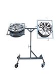 Rotating paint rack 2 rims