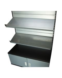 ESTANTERÍA ABATIBLE CON TOPE EXTRAÍBLE