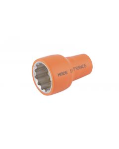 3/8" DOUBLE HEX INSULATED SOCKET 22mm