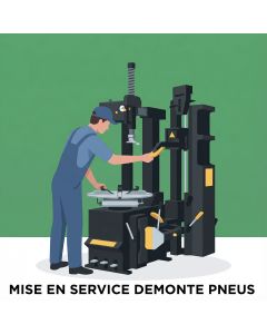 THE TIRE CHANGER SET-UP