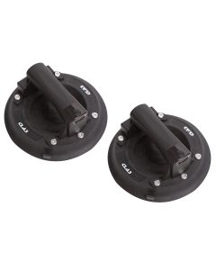 Set med elektriska sugkoppar, 210 mm, 130 kg