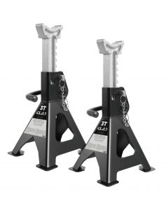 PAIR OF 3T JACK STANDS WITH SECURITY PINS