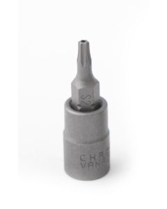 T20 1/4" TORX-BIT-STECKSCHLÜSSEL MIT BOHRUNG