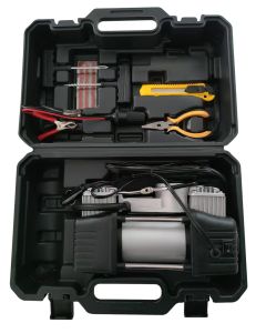 Reifenreparaturset + 12V LUFTKOMPRESSOREN
